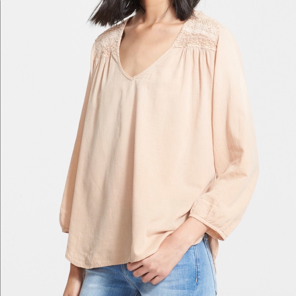 Current/Elliott “Picnic” Boho Top Size S